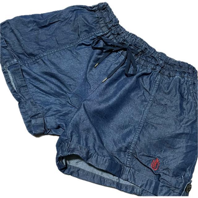 ヒステリックグラマー シャンブレー コットン girl刺繍 ショートパンツ < ブランド ヒステリックグラマー シャンブレー コットン girl刺繍 ショートパンツ < ブランドの