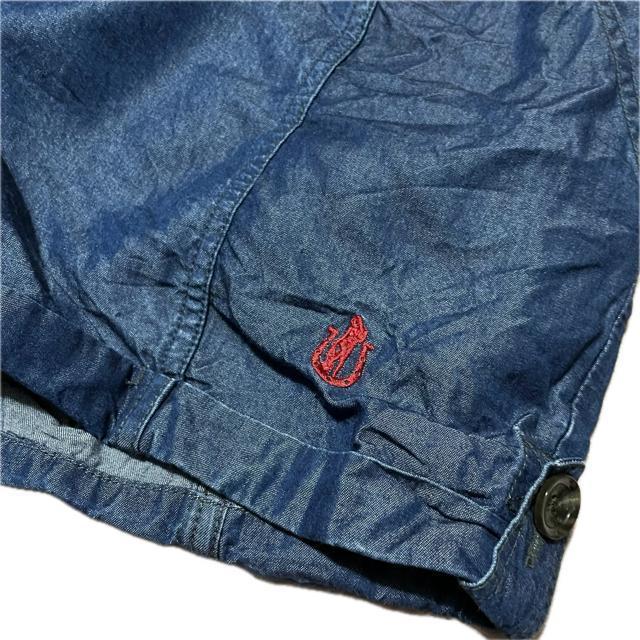 ヒステリックグラマー シャンブレー コットン girl刺繍 ショートパンツ < ブランド ヒステリックグラマー シャンブレー コットン girl刺繍 ショートパンツ < ブランドの