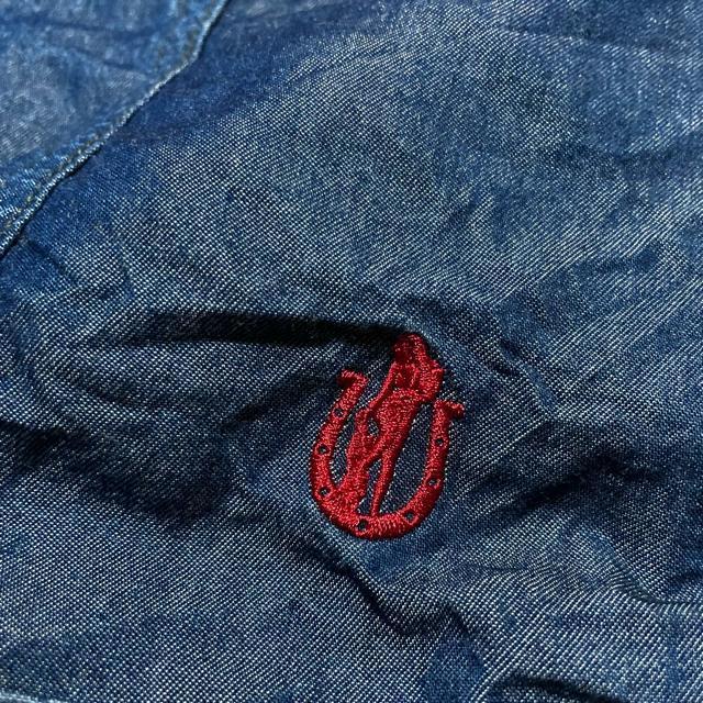 ヒステリックグラマー シャンブレー コットン girl刺繍 ショートパンツ < ブランド ヒステリックグラマー シャンブレー コットン girl刺繍 ショートパンツ < ブランドの