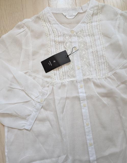 LL★K GARCON deux★胸元レース★上品シアーブラウス★新品★送料無料 < 女性ファッション  LL★K GARCON deux★胸元レース★上品シアーブラウス★新品★送料無料 < 女性ファッションの