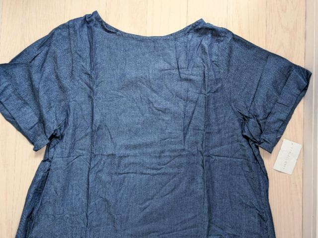LL★STYLE CLOSET★レーヨン混★デニム風サックワンピース★新品★送料無料 < 女性ファッション  LL★STYLE CLOSET★レーヨン混★デニム風サックワンピース★新品★送料無料 < 女性ファッションの