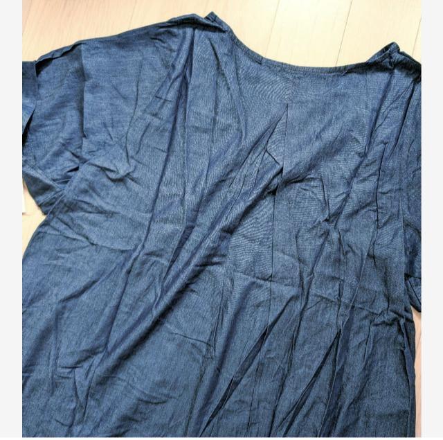 LL★STYLE CLOSET★レーヨン混★デニム風サックワンピース★新品★送料無料 < 女性ファッション  LL★STYLE CLOSET★レーヨン混★デニム風サックワンピース★新品★送料無料 < 女性ファッションの