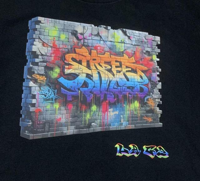 新品 LAG2 Street Wear Grafitti Art グラフェティ 黒 XL < 男性ファッション 新品 LAG2 Street Wear Grafitti Art グラフェティ 黒 XL < 男性ファッションの