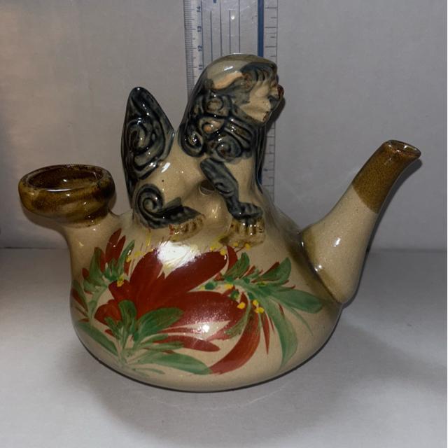 末吉窯 壺屋焼 獅子一口カラカラ 朝日陶器作 < インテリア/ライフ 末吉窯 壺屋焼 獅子一口カラカラ 朝日陶器作 < インテリア/ライフの