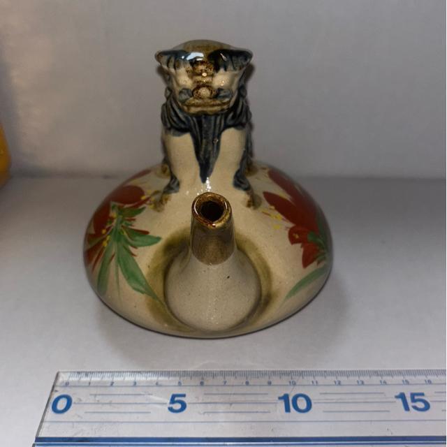 末吉窯 壺屋焼 獅子一口カラカラ 朝日陶器作 < インテリア/ライフ 末吉窯 壺屋焼 獅子一口カラカラ 朝日陶器作 < インテリア/ライフの