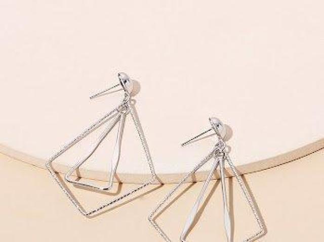 幾何学 ドロップピアス アクセサリー アクセ シルバー < 女性アクセサリー/時計 幾何学 ドロップピアス アクセサリー アクセ シルバー < 女性アクセサリー/時計の