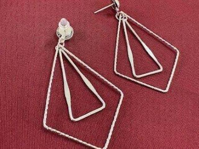 幾何学 ドロップピアス アクセサリー アクセ シルバー < 女性アクセサリー/時計 幾何学 ドロップピアス アクセサリー アクセ シルバー < 女性アクセサリー/時計の