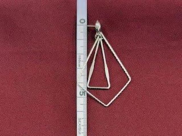 幾何学 ドロップピアス アクセサリー アクセ シルバー < 女性アクセサリー/時計 幾何学 ドロップピアス アクセサリー アクセ シルバー < 女性アクセサリー/時計の