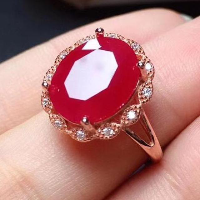 女性用ナチュラルルビーリング 10*12mm 高級 天然 ナチュラル アクセサリー カラーストーン S0_7274 < 女性アクセサリー/時計 女性用ナチュラルルビーリング 10*12mm 高級 天然 ナチュラル アクセサリー カラーストーン S0_7274 < 女性アクセサリー/時計の