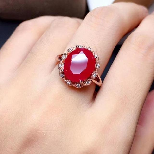 女性用ナチュラルルビーリング 10*12mm 高級 天然 ナチュラル アクセサリー カラーストーン S0_7274 < 女性アクセサリー/時計 女性用ナチュラルルビーリング 10*12mm 高級 天然 ナチュラル アクセサリー カラーストーン S0_7274 < 女性アクセサリー/時計の