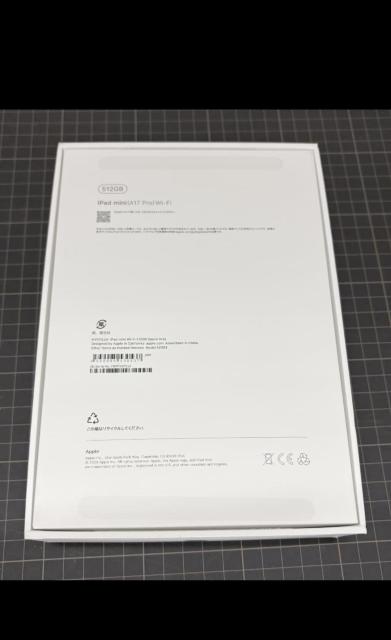 iPad mini (A12 Pro) Wi-Fi���f�� 512GB �o�b�e���[100% �����i �� PC�{��/���Ӌ@��� 