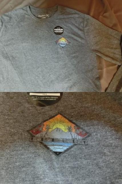 ハーレー海岸線夕暮れ胸バックプリント入り ロングT US M灰 < ブランド  ハーレー海岸線夕暮れ胸バックプリント入り ロングT US M灰  < ブランドの