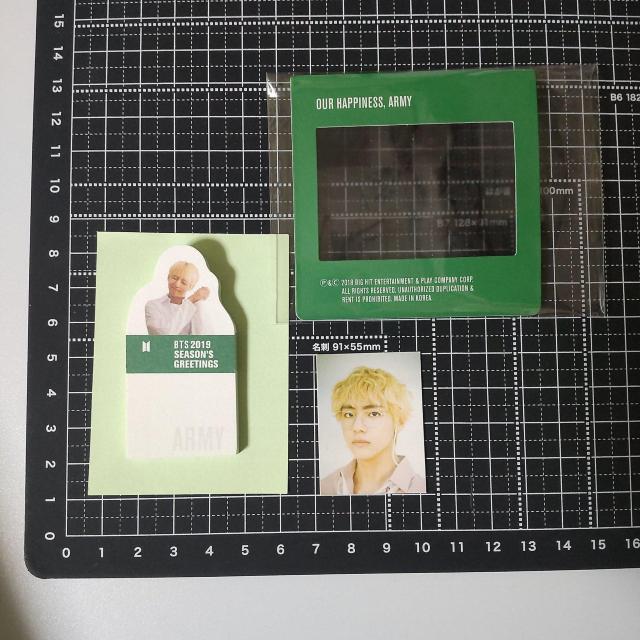 【公式商品】3点★V テヒョン★BTS 2019 SEASON'S GREETI < タレントグッズ  【公式商品】3点★V テヒョン★BTS 2019 SEASON'S GREETI < タレントグッズの