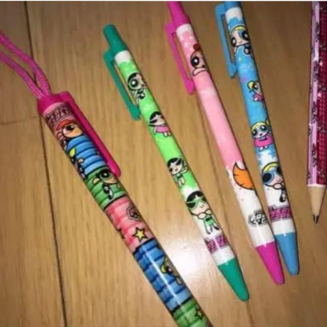 パワーパフガールズ ボールペン 鉛筆セット バブルス ブラッサム バターカップ < アニメ/コミック/キャラクター パワーパフガールズ ボールペン 鉛筆セット バブルス ブラッサム バターカップ < アニメ/コミック/キャラクターの