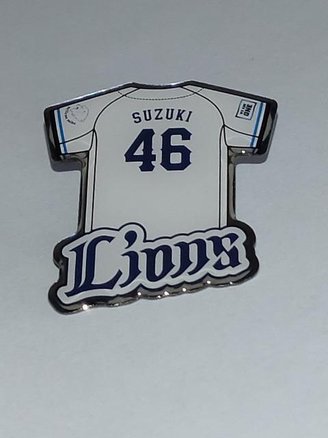 埼玉西武ライオンズ2024 全選手ピンバッチ 46 鈴木将平選手 < レジャー/スポーツ  埼玉西武ライオンズ2024 全選手ピンバッチ 46 鈴木将平選手  < レジャー/スポーツの