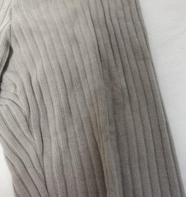 ベージュ たてうねニットパンツ 難有り < 女性ファッション  ベージュ たてうねニットパンツ 難有り < 女性ファッションの