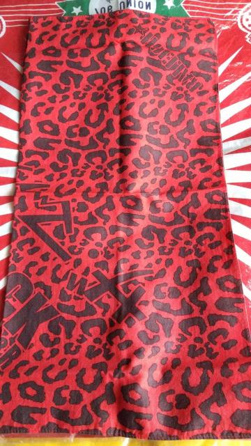 マックショウ ヒョウ柄バンダナ 赤 ロカビリー < 男性ファッション マックショウ ヒョウ柄バンダナ 赤 ロカビリー < 男性ファッションの