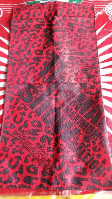 マックショウ ヒョウ柄バンダナ 赤 ロカビリー < 男性ファッション マックショウ ヒョウ柄バンダナ 赤 ロカビリー < 男性ファッションの