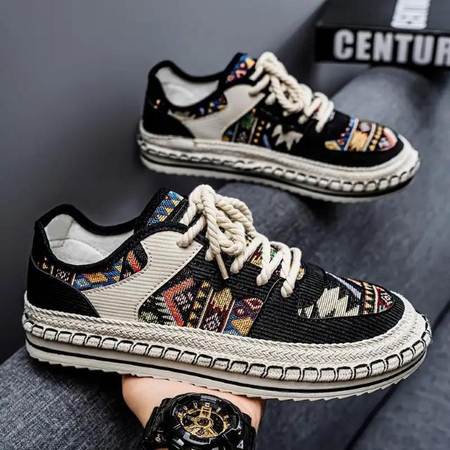 爆ヤス価格2490円★メンズ ハイキングシューズ  通気性ファブリックアッパー PVCソール 滑り止めラバー 26.5cm黒 < 男性ファッション  爆ヤス価格2490円★メンズ ハイキングシューズ  通気性ファブリックアッパー PVCソール 滑り止めラバー 26.5cm黒 < 男性ファッションの