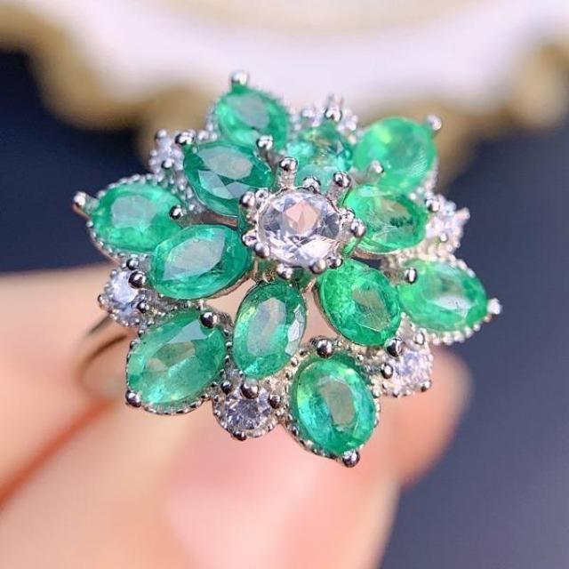 ナチュラルエメラルドリング 高級リング ナチュラル アクセサリー ギフト S0_7945 < 女性アクセサリー/時計 ナチュラルエメラルドリング 高級リング ナチュラル アクセサリー ギフト S0_7945 < 女性アクセサリー/時計の