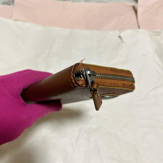 SPM 本革 長財布 ラウンドファスナー コンチョ ブラウン 収納多数 訳あり < 男性ファッション SPM 本革 長財布 ラウンドファスナー コンチョ ブラウン 収納多数 訳あり < 男性ファッションの