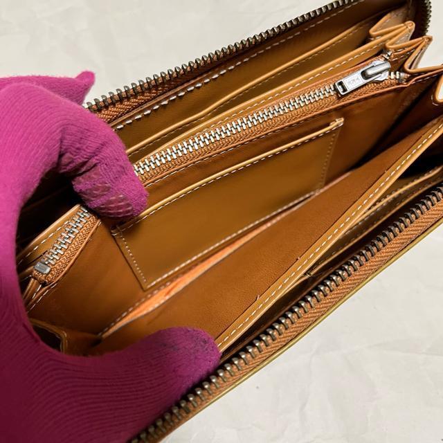 SPM 本革 長財布 ラウンドファスナー コンチョ ブラウン 収納多数 訳あり < 男性ファッション SPM 本革 長財布 ラウンドファスナー コンチョ ブラウン 収納多数 訳あり < 男性ファッションの