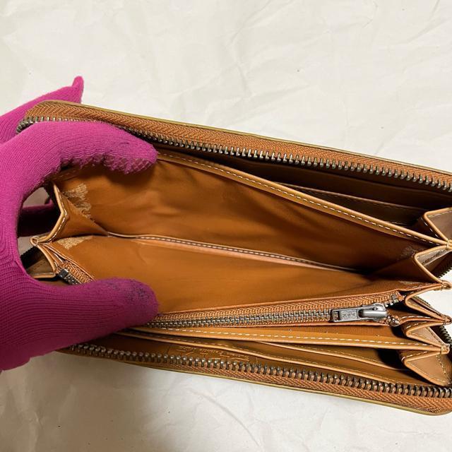 SPM 本革 長財布 ラウンドファスナー コンチョ ブラウン 収納多数 訳あり < 男性ファッション SPM 本革 長財布 ラウンドファスナー コンチョ ブラウン 収納多数 訳あり < 男性ファッションの