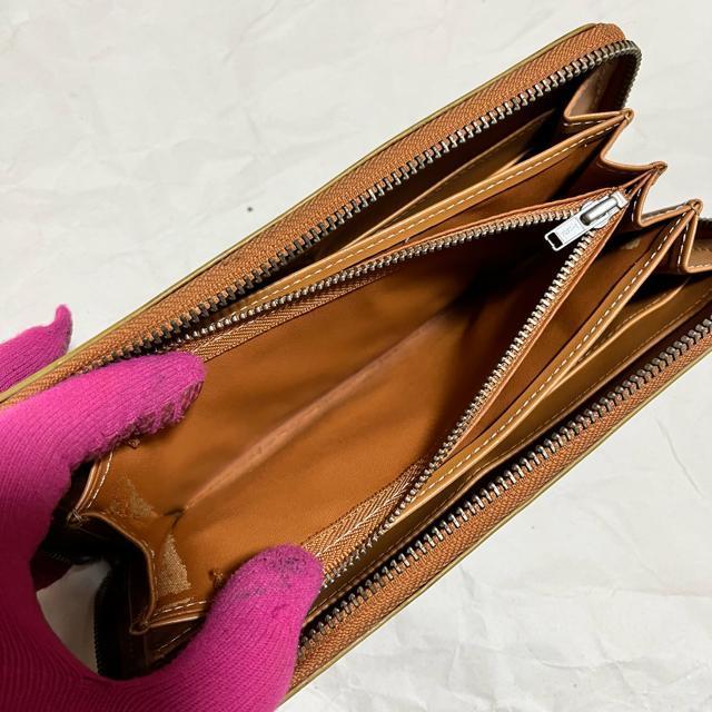 SPM 本革 長財布 ラウンドファスナー コンチョ ブラウン 収納多数 訳あり < 男性ファッション SPM 本革 長財布 ラウンドファスナー コンチョ ブラウン 収納多数 訳あり < 男性ファッションの