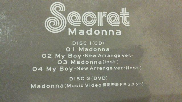 !A!Secret/Madonna/CD+DVD  CD/DVD/rfI 