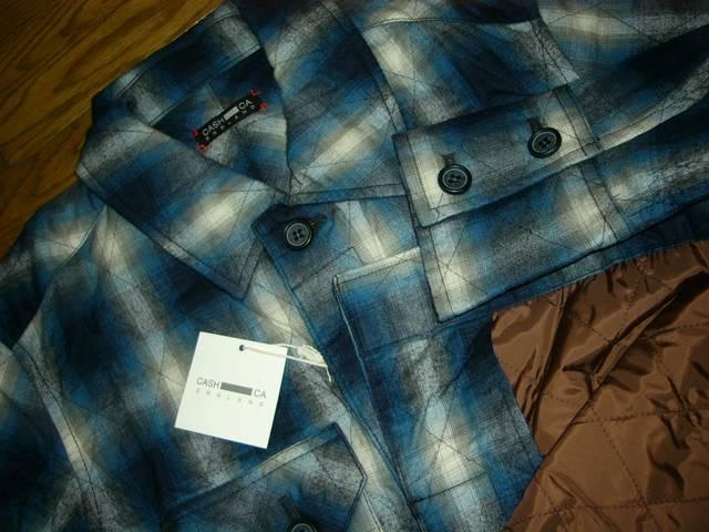 新品CASHCAカシュカCPOチェックシャツジャケット青M半額以下 < 男性ファッション  新品CASHCAカシュカCPOチェックシャツジャケット青M半額以下 < 男性ファッションの