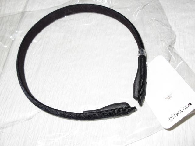 未使用タグ付☆サテンカチューシャ*ソフトクッション付き < 女性アクセサリー/時計  未使用タグ付☆サテンカチューシャ*ソフトクッション付き  < 女性アクセサリー/時計の