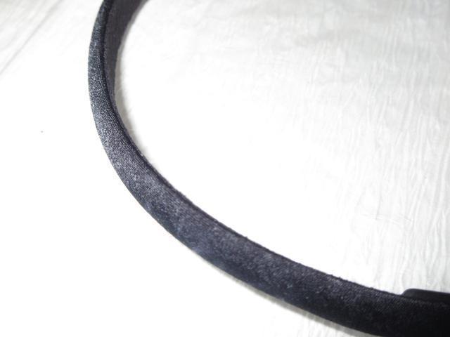 未使用タグ付☆サテンカチューシャ*ソフトクッション付き < 女性アクセサリー/時計  未使用タグ付☆サテンカチューシャ*ソフトクッション付き < 女性アクセサリー/時計の