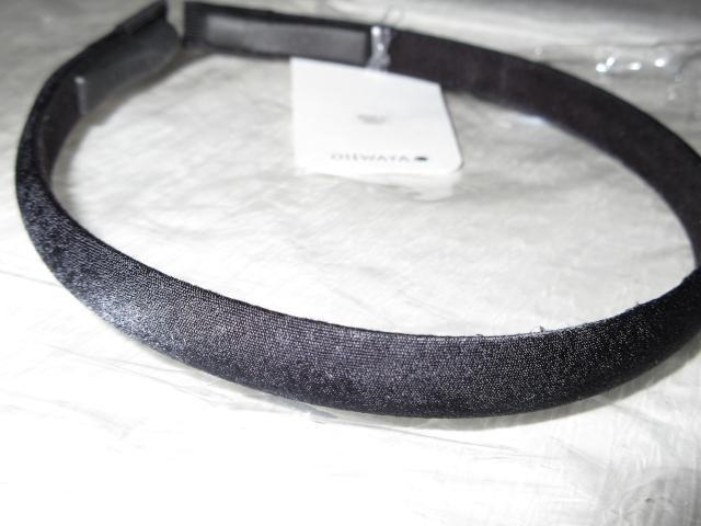 未使用タグ付☆サテンカチューシャ*ソフトクッション付き < 女性アクセサリー/時計  未使用タグ付☆サテンカチューシャ*ソフトクッション付き < 女性アクセサリー/時計の