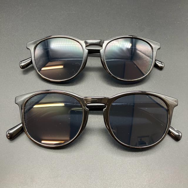 即決 GU ジーユー UVカットウェリントンサングラス 2個セット < ブランド  即決 GU ジーユー UVカットウェリントンサングラス 2個セット < ブランドの