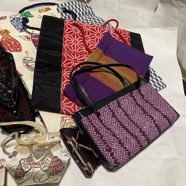 【おまとめ】【和装グッズ】 バッグ / 草履 / 縞紬 / 札入れ / 小銭入れ < 女性ファッション  【おまとめ】【和装グッズ】 バッグ / 草履 / 縞紬 / 札入れ / 小銭入れ < 女性ファッションの