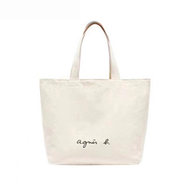★新品未使用★アニエスベー agnes b トートバッグ Lサイズ 送料無料 ホワイト 白 < 女性ファッション  ★新品未使用★アニエスベー agnes b トートバッグ Lサイズ 送料無料 ホワイト 白  < 女性ファッションの