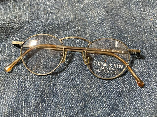 JEKYLL&HYDE メガネ 眼鏡 ビンテージ ボストン メンズ レディース 彫金 < 男性ファッション  JEKYLL&HYDE メガネ 眼鏡 ビンテージ ボストン メンズ レディース 彫金  < 男性ファッションの