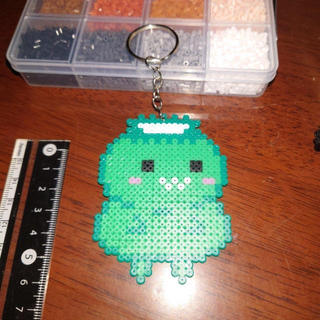 ハンドメイド☆アイロンビーズキーホルダーカッパ☆ < ペット/手芸/園芸 ハンドメイド☆アイロンビーズキーホルダーカッパ☆ < ペット/手芸/園芸の