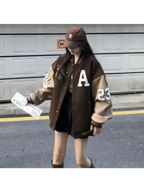 超お買い得3090円★レディース 裏地付き厚手ウィンターベースボールジャケット - ボタンフロントコート日本サイズM < 女性ファッション 超お買い得3090円★レディース 裏地付き厚手ウィンターベースボールジャケット - ボタンフロントコート日本サイズM < 女性ファッションの