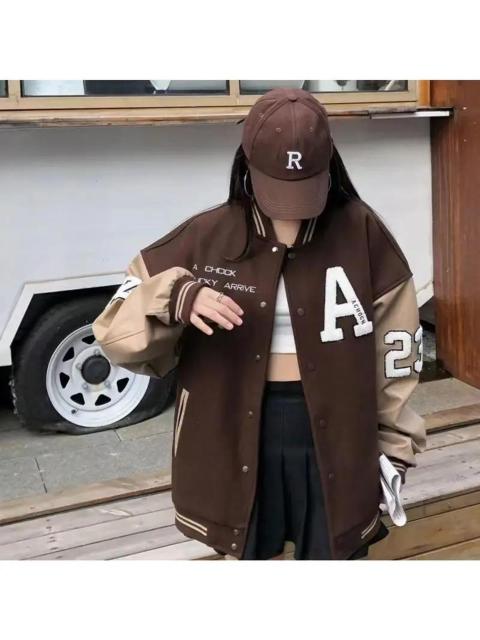 超お買い得3090円★レディース 裏地付き厚手ウィンターベースボールジャケット - ボタンフロントコート日本サイズM < 女性ファッション 超お買い得3090円★レディース 裏地付き厚手ウィンターベースボールジャケット - ボタンフロントコート日本サイズM < 女性ファッションの