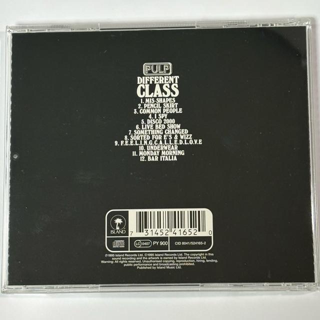 PULP / Different Class < CD/DVD/ビデオ PULP / Different Class < CD/DVD/ビデオの