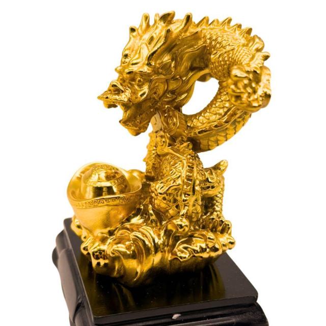 風水 黄金龍 黒台座 ゴールドドラゴン 置物 縁起物 開運 < インテリア/ライフ 風水 黄金龍 黒台座 ゴールドドラゴン 置物 縁起物 開運 < インテリア/ライフの