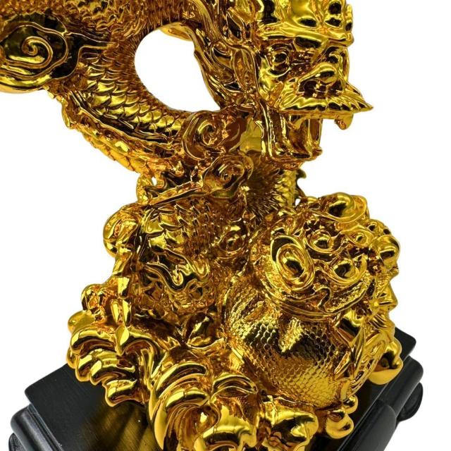 風水 黄金龍 黒台座 ゴールドドラゴン 置物 縁起物 開運 < インテリア/ライフ 風水 黄金龍 黒台座 ゴールドドラゴン 置物 縁起物 開運 < インテリア/ライフの
