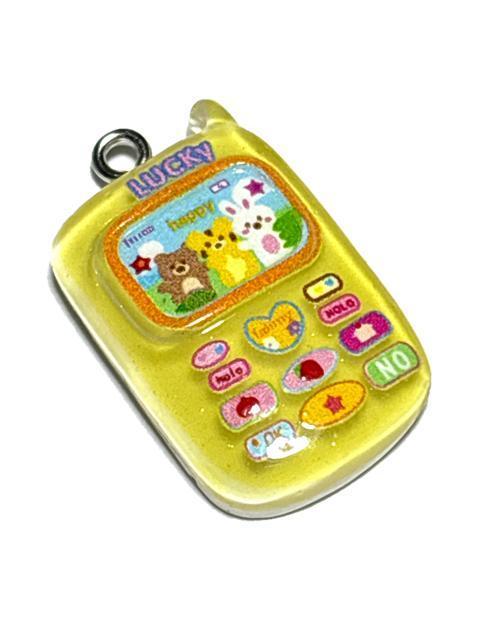 824 黄色半透明 ラブリーな携帯電話 1個 樹脂パーツ アクセサリーチャーム スマホ < ペット/手芸/園芸 824 黄色半透明 ラブリーな携帯電話 1個 樹脂パーツ アクセサリーチャーム スマホ < ペット/手芸/園芸の