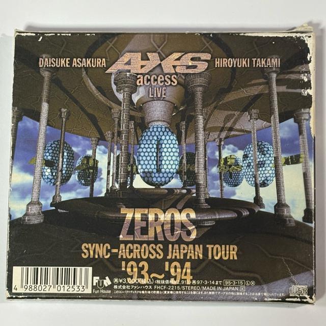 access / LIVE ZEROS SYNC-ACROSS JAPAN TOUR '93~'94 �� CD/DVD/�r�f�I�� 