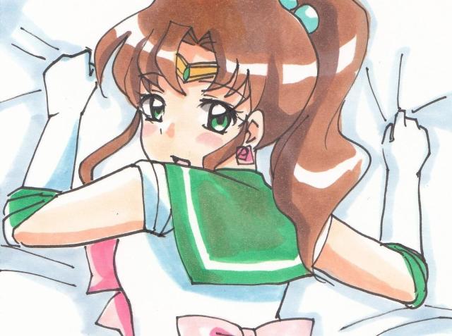 自作イラスト★セーラームーン ジュピター 寝転び♪ < アニメ/コミック/キャラクター 自作イラスト★セーラームーン ジュピター 寝転び♪ < アニメ/コミック/キャラクターの