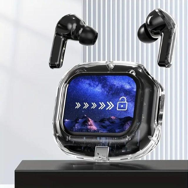 デザイン液晶付ワイヤレスイヤホンLCDタッチディスプレイBluetooth6.0 < 家電/AV デザイン液晶付ワイヤレスイヤホンLCDタッチディスプレイBluetooth6.0 < 家電/AVの