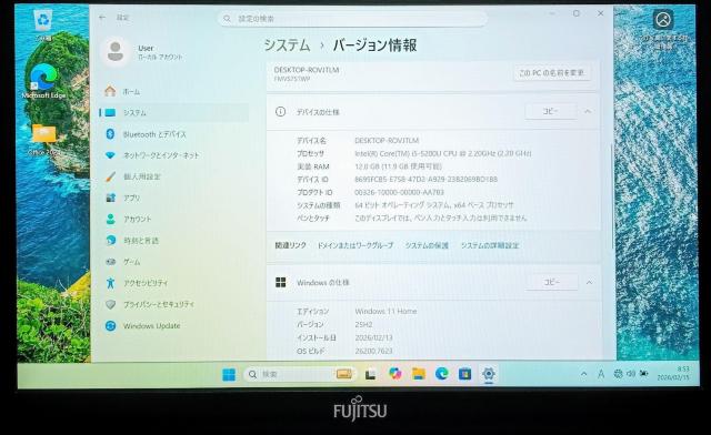 FUJITSU LIFEBOOK Corei5 ������12GB �V�iSSD512GB Web�J���� DVD Windows11 �� PC�{��/���Ӌ@��� 