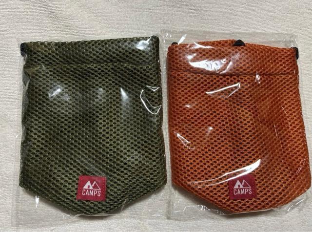 キャンプス メッシュボトルホルダー オレンジ&グリーン 2点セット < インテリア/ライフ キャンプス メッシュボトルホルダー オレンジ&グリーン 2点セット < インテリア/ライフの