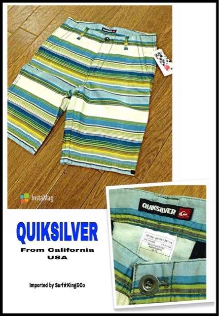 【QUIKSILVER】新品ボーダーショーツ★日本未入荷!貴重な本物USA直輸入モデル!大特価SALE! < レジャー/スポーツ  【QUIKSILVER】新品ボーダーショーツ★日本未入荷!貴重な本物USA直輸入モデル!大特価SALE!  < レジャー/スポーツの